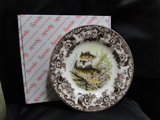 Spode Woodland North American Fish Walleye, England: NEW Dinner Plate, 10 1/2"