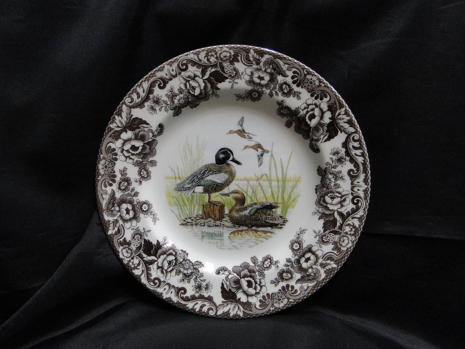 Spode Woodland Winged Teal Duck, England: NEW Dinner Plate (s), 10 1/2"