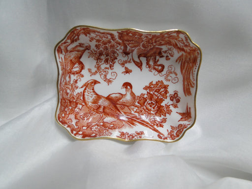 Royal Crown Derby Red Aves, Birds: Trinket Dish / Ashtray / 1800 Tray, 3 5/8"
