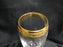 Tiffin Westchester, Stem #17679, Encrusted Gold Band: Iced Tea, 6 3/4", As Is