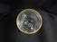 Tiffin Westchester, Stem #17679, Encrusted Gold Band: Iced Tea, 6 3/4", As Is