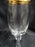 Tiffin Westchester, Stem #17679, Encrusted Gold Band: Iced Tea, 6 3/4", As Is