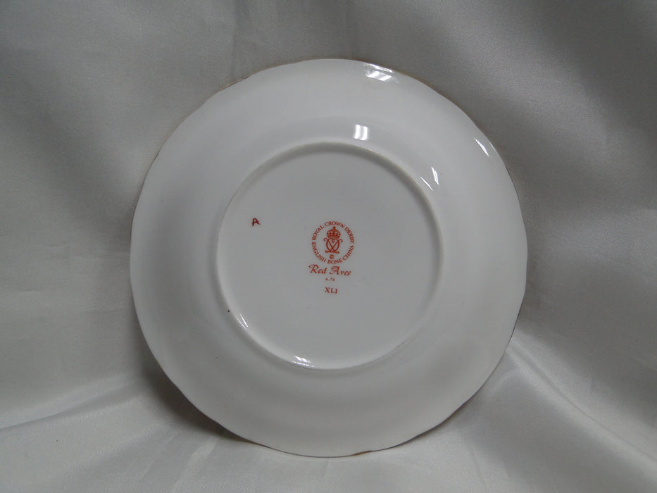 Royal Crown Derby Red Aves, Birds: Coupe Cereal Bowl (s), 6 1/2" x 1 1/8"