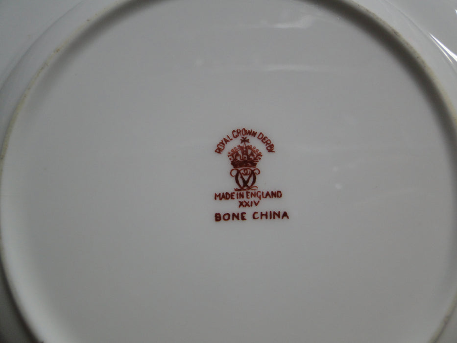 Royal Crown Derby Red Aves, Birds: Scalloped Rim Soup Bowl (s), 8 1/4" x 1 1/4"