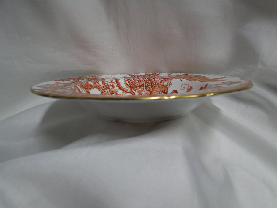 Royal Crown Derby Red Aves, Birds: Scalloped Rim Soup Bowl (s), 8 1/4" x 1 1/4"