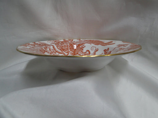 Royal Crown Derby Red Aves, Birds: Scalloped Rim Soup Bowl (s), 8 1/4" x 1 1/4"