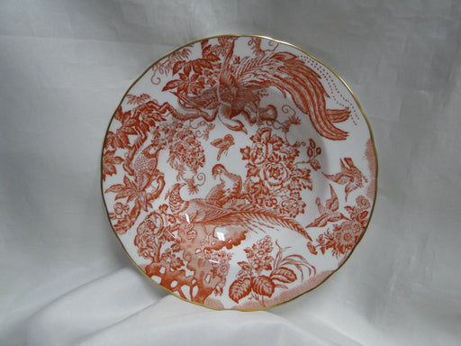 Royal Crown Derby Red Aves, Birds: Scalloped Rim Soup Bowl (s), 8 1/4" x 1 1/4"
