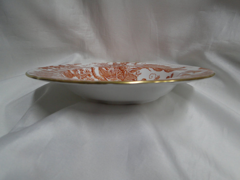 Royal Crown Derby Red Aves, Birds: Scalloped Rim Soup Bowl (s), 8 1/4" x 1 1/4"