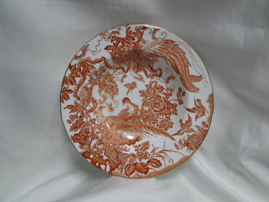 Royal Crown Derby Red Aves, Birds: Scalloped Rim Soup Bowl (s), 8 1/4" x 1 1/4"