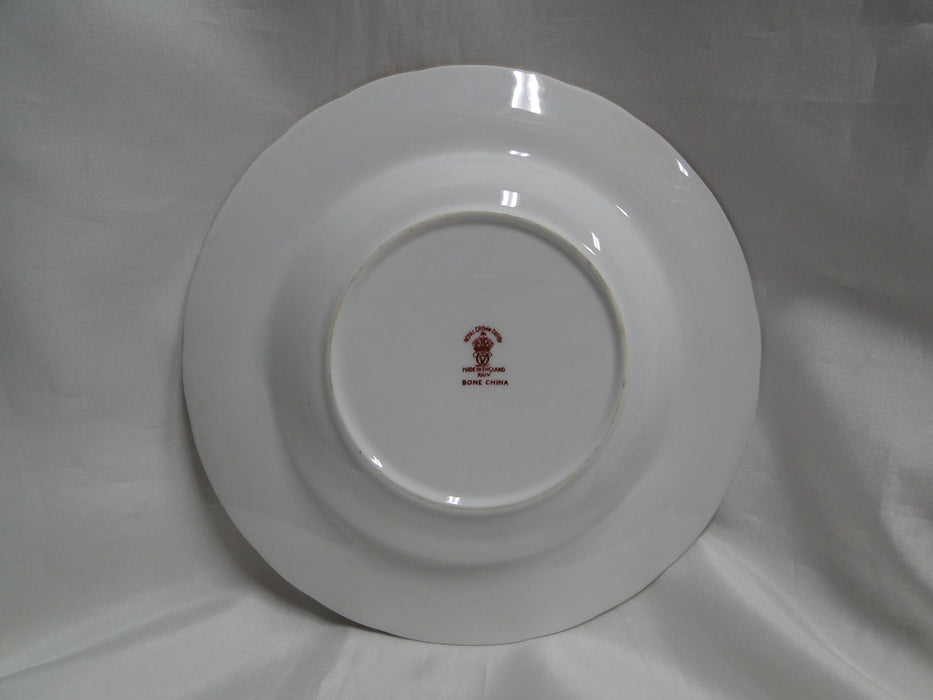 Royal Crown Derby Red Aves, Birds: Scalloped Rim Soup Bowl (s), 8 1/4" x 1 1/4"