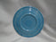 Fiesta: Turquoise Bread Plate, 6 3/8", No Backstamp, Wear