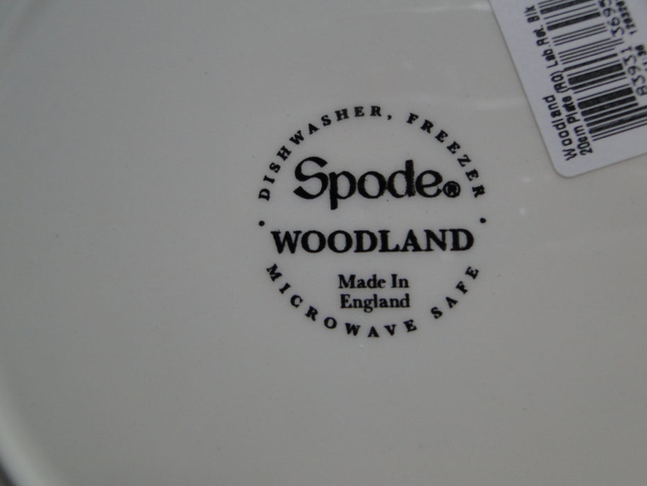 Spode Woodland Black Labrador Hunting Dog, England: NEW Salad Plate (s), Box