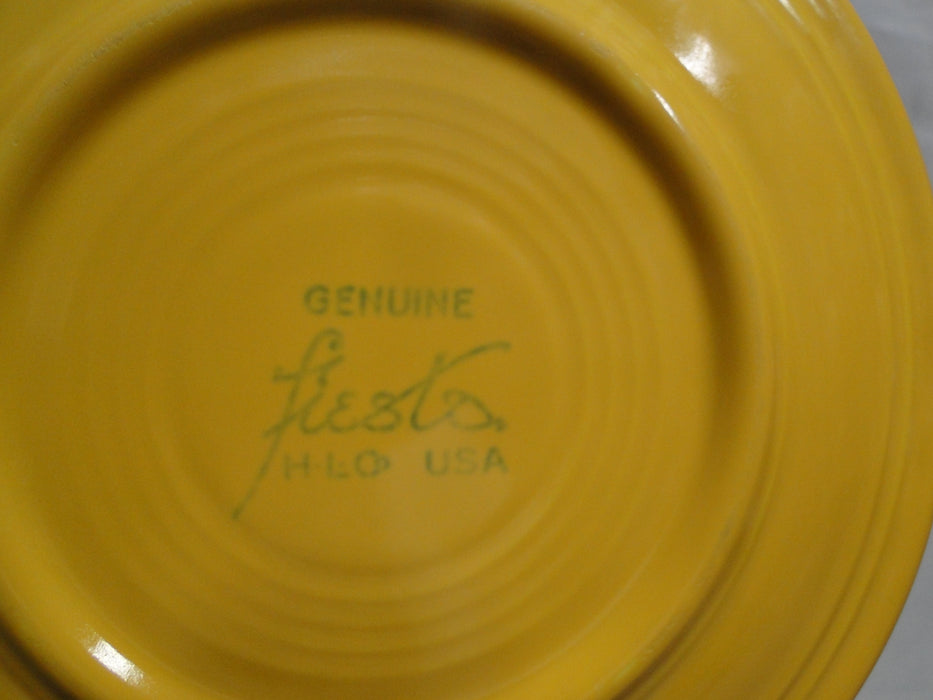 Homer Laughlin Fiesta (Old): Yellow Bread Plate, 6 3/8"