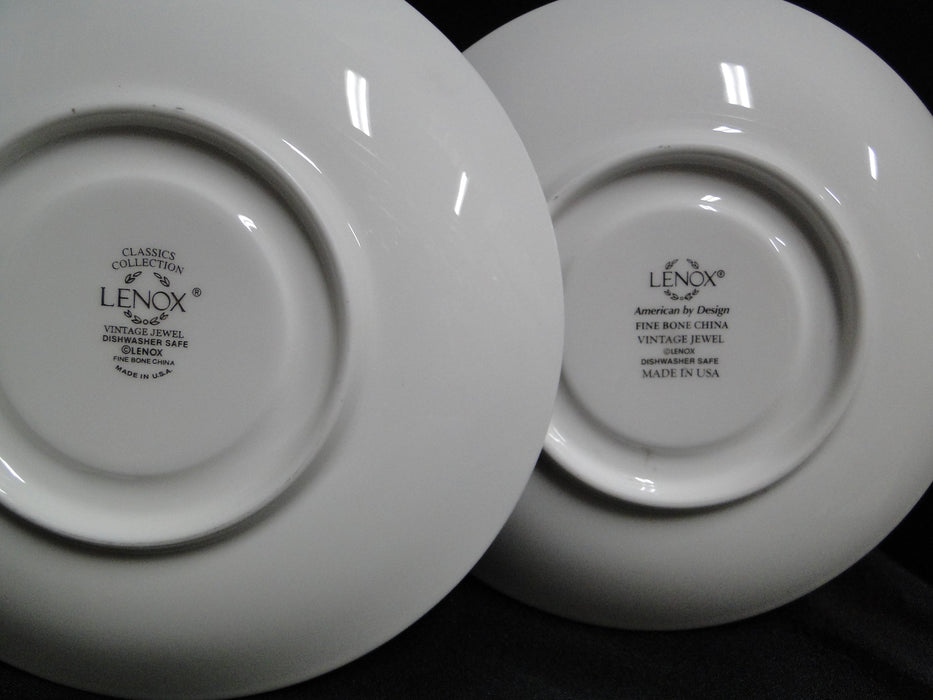 Lenox Vintage Jewel, Gold & Black Border: Cup & Saucer Set (s), 3"
