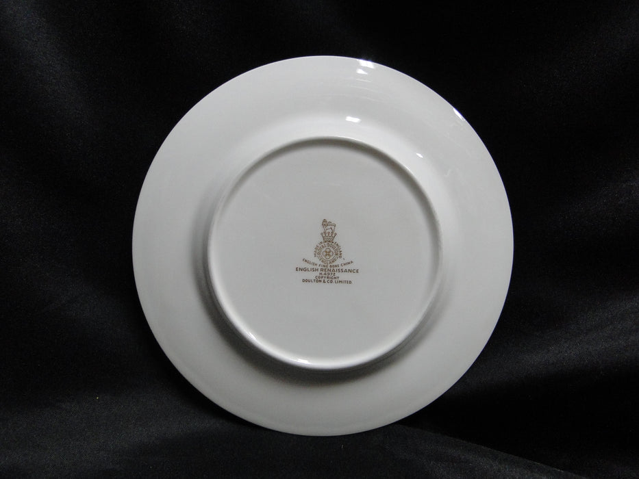Royal Doulton English Renaissance, Green Scrolls: Bread Plate, 6 1/2"