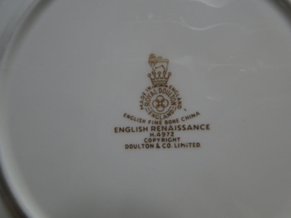 Royal Doulton English Renaissance, Green Scrolls: Bread Plate, 6 1/2"