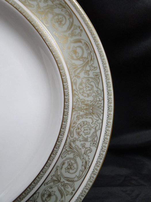 Royal Doulton English Renaissance, Green Scrolls: Oval Serving Platter 16" x 12"