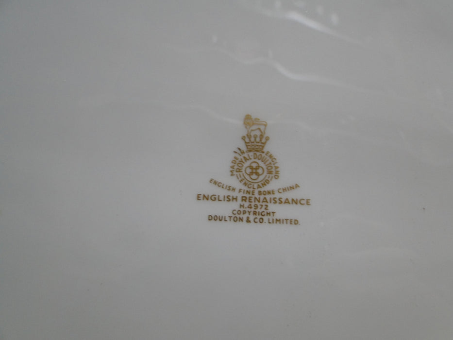 Royal Doulton English Renaissance, Green Scrolls: Oval Serving Platter 16" x 12"