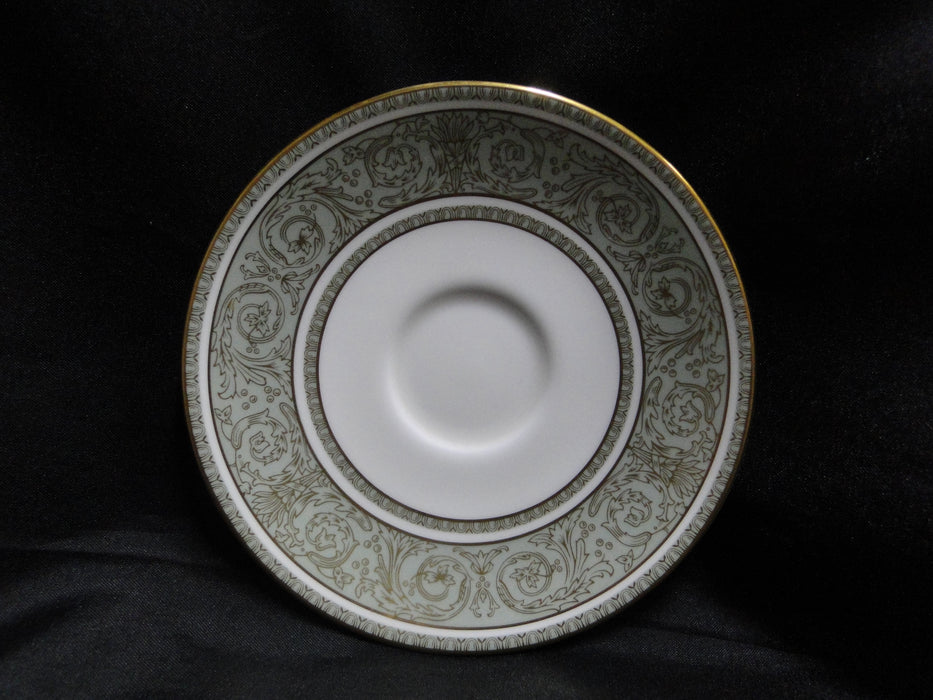 Royal Doulton English Renaissance, Green Scrolls: Demitasse Cup & Saucer (s), 2"