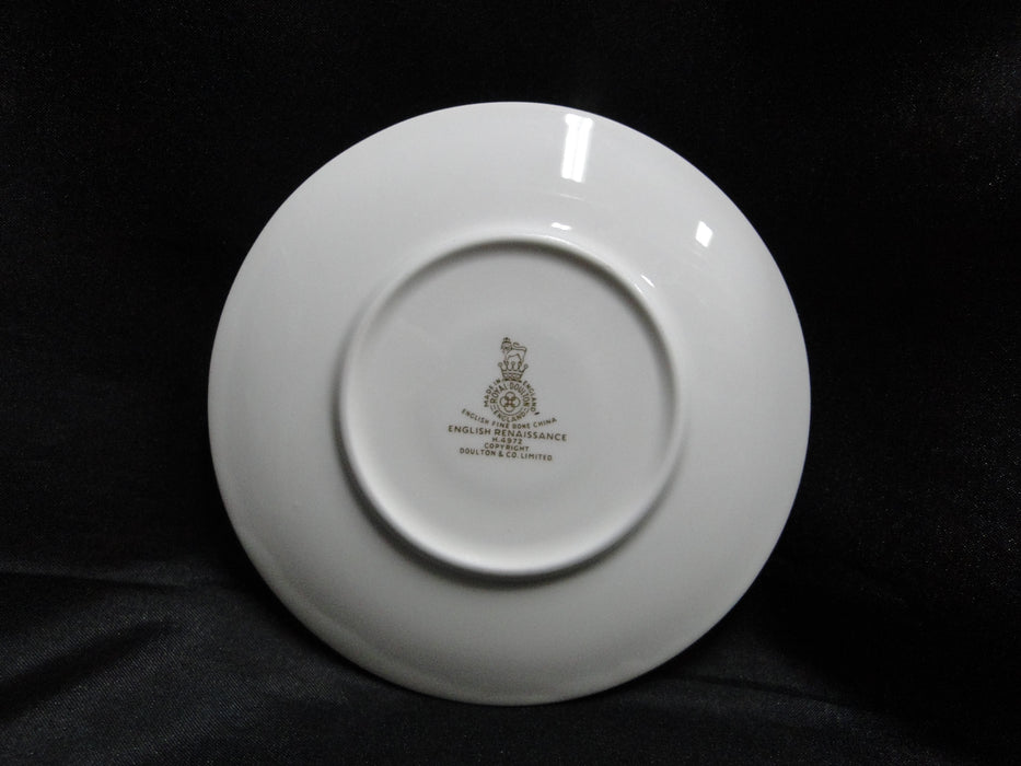 Royal Doulton English Renaissance, Green Scrolls: Demitasse Cup & Saucer (s), 2"