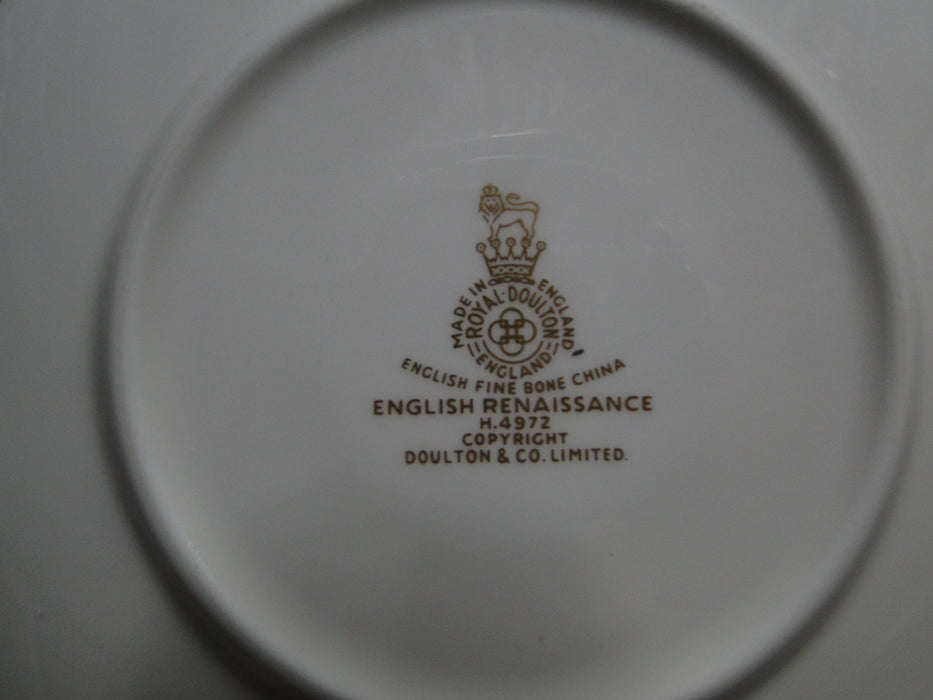 Royal Doulton English Renaissance, Green Scrolls: Demitasse Cup & Saucer (s), 2"