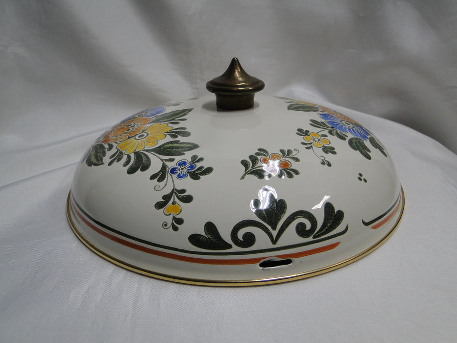 Villeroy & Boch Alt Amsterdam, Florals: Metal Casserole & Lid, 3 Qt Capacity