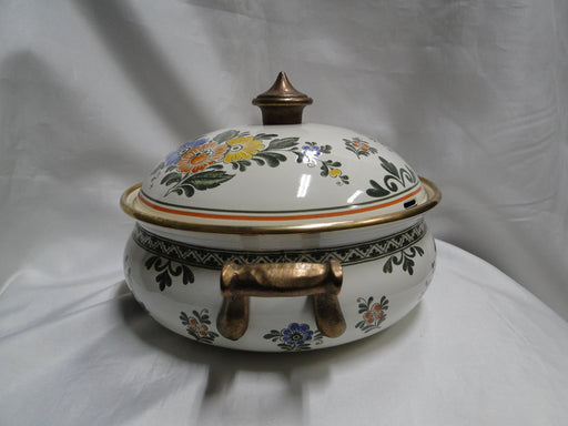 Villeroy & Boch Alt Amsterdam, Florals: Metal Casserole & Lid, 2 Qt, 8 5/8" D