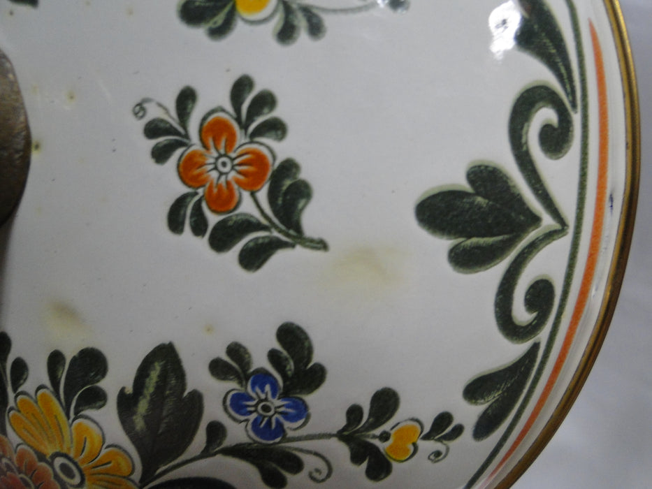 Villeroy & Boch Alt Amsterdam, Florals: Metal Casserole & Lid, 2 Qt, 7" Diam
