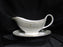 Royal Doulton English Renaissance, Green Scrolls: Gravy Boat w/ Separate Plate
