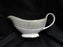 Royal Doulton English Renaissance, Green Scrolls: Gravy Boat w/ Separate Plate