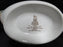 Royal Doulton English Renaissance, Green Scrolls: Gravy Boat w/ Separate Plate