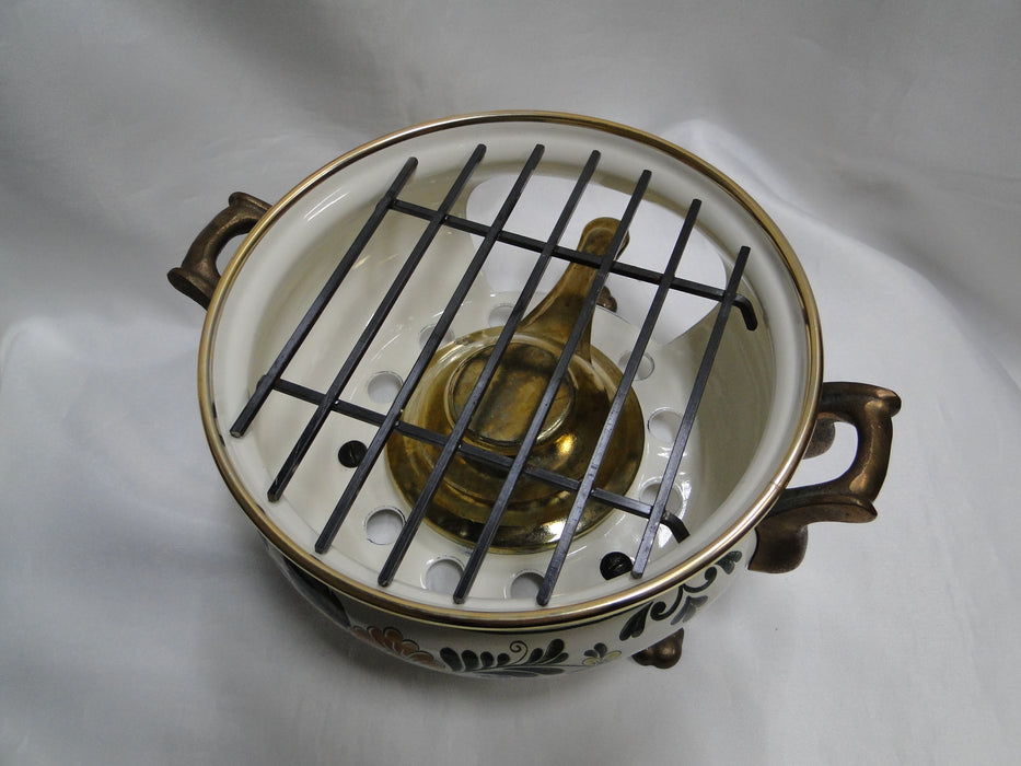 Villeroy & Boch Alt Amsterdam, Florals: Metal Warmer Stand for Kettle /Casserole