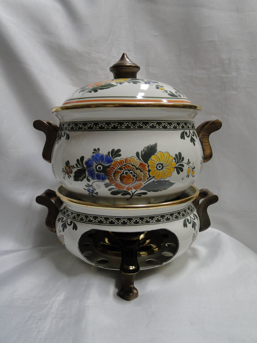 Villeroy & Boch Alt Amsterdam, Florals: Metal Warmer Stand for Kettle /Casserole