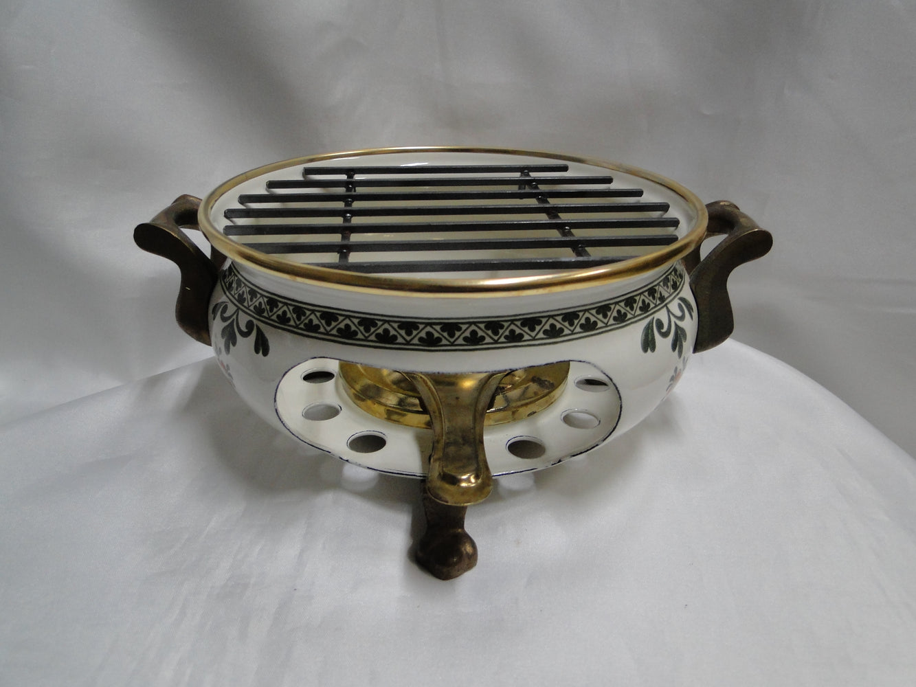 Villeroy & Boch Alt Amsterdam, Florals: Metal Warmer Stand for Kettle /Casserole