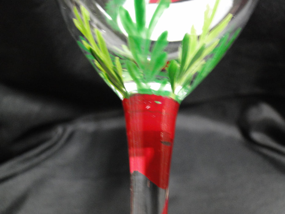 Block 12 Days of Christmas: "7 Swans" Water or Wine Goblet, 9 1/8"