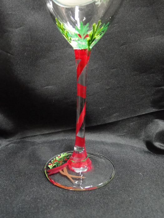 Block 12 Days of Christmas: "7 Swans" Water or Wine Goblet, 9 1/8"