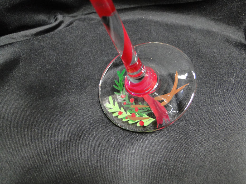 Block 12 Days of Christmas: "7 Swans" Water or Wine Goblet, 9 1/8"