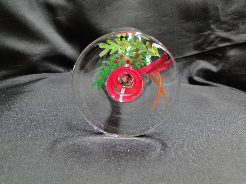 Block 12 Days of Christmas: "7 Swans" Water or Wine Goblet, 9 1/8"
