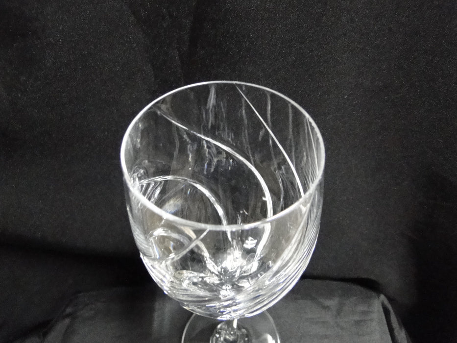 Mikasa Olympus, Swirl Cuts: Water or Wine Goblet (s), 9" Tall