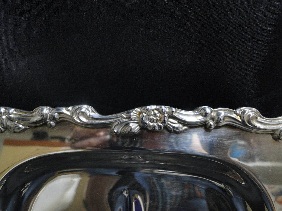 Oneida Royal Provincial Silverplate: 3-Part Footed Meat Platter, 19 1/2"