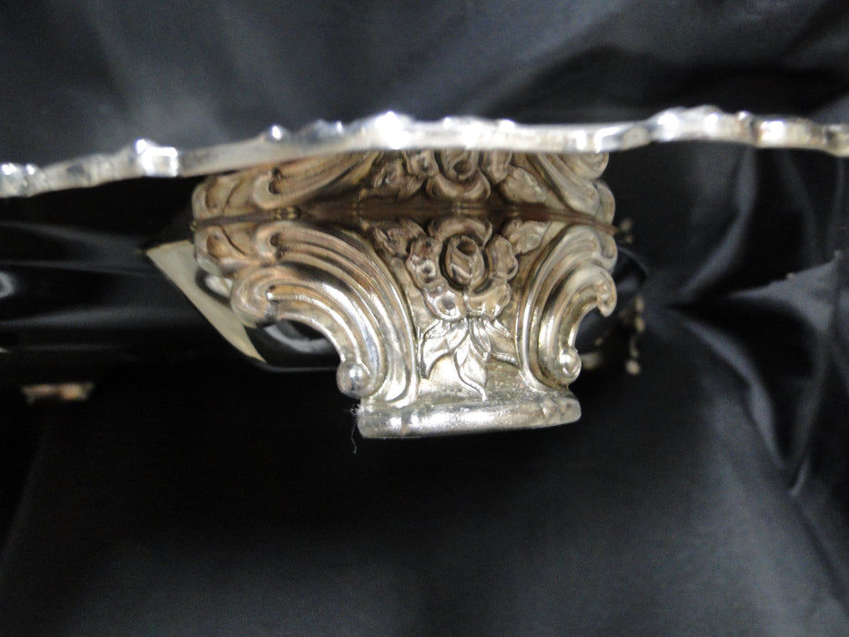 Oneida Royal Provincial Silverplate: 3-Part Footed Meat Platter, 19 1/2"