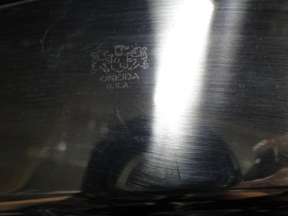 Oneida Royal Provincial Silverplate: 3-Part Footed Meat Platter, 19 1/2"