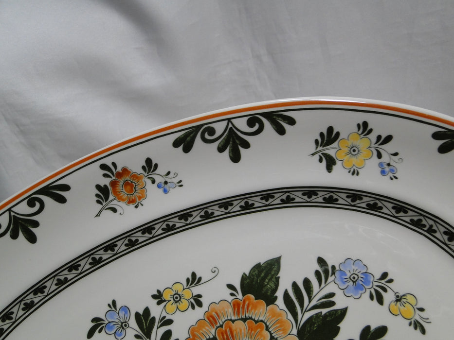 Villeroy & Boch Alt Amsterdam, Florals: Oval Serving Platter (s), 17 1/8"