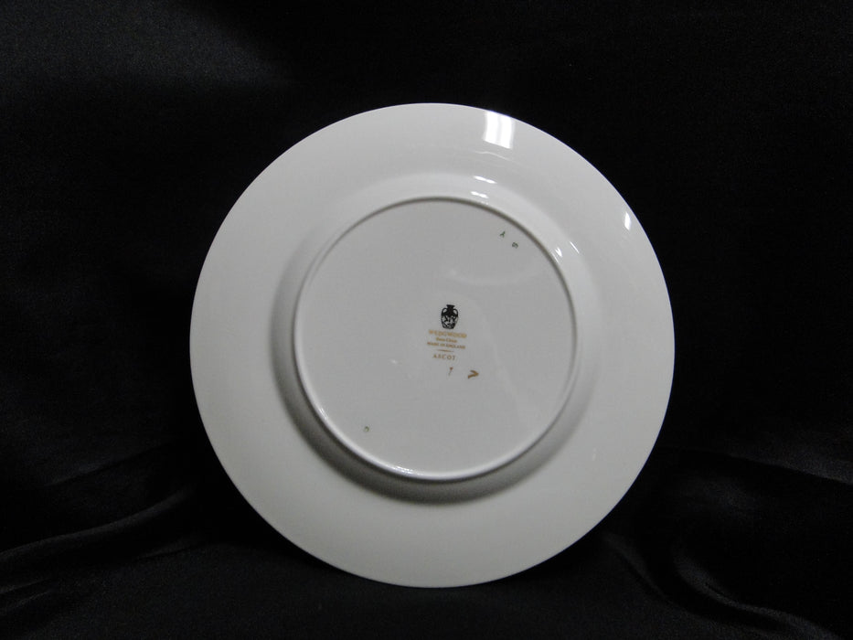 Wedgwood Ascot: White, Gold Encrusted: Salad Plate (s), 8"
