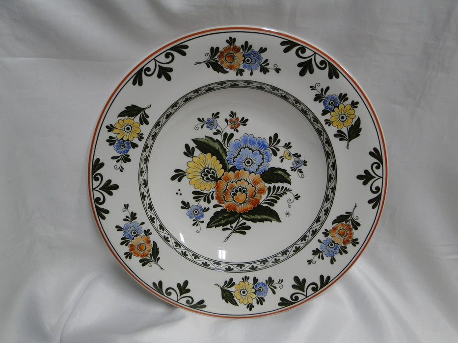 Villeroy & Boch Alt Amsterdam, Florals: Deep Round Platter / Bowl, 12 1/8"