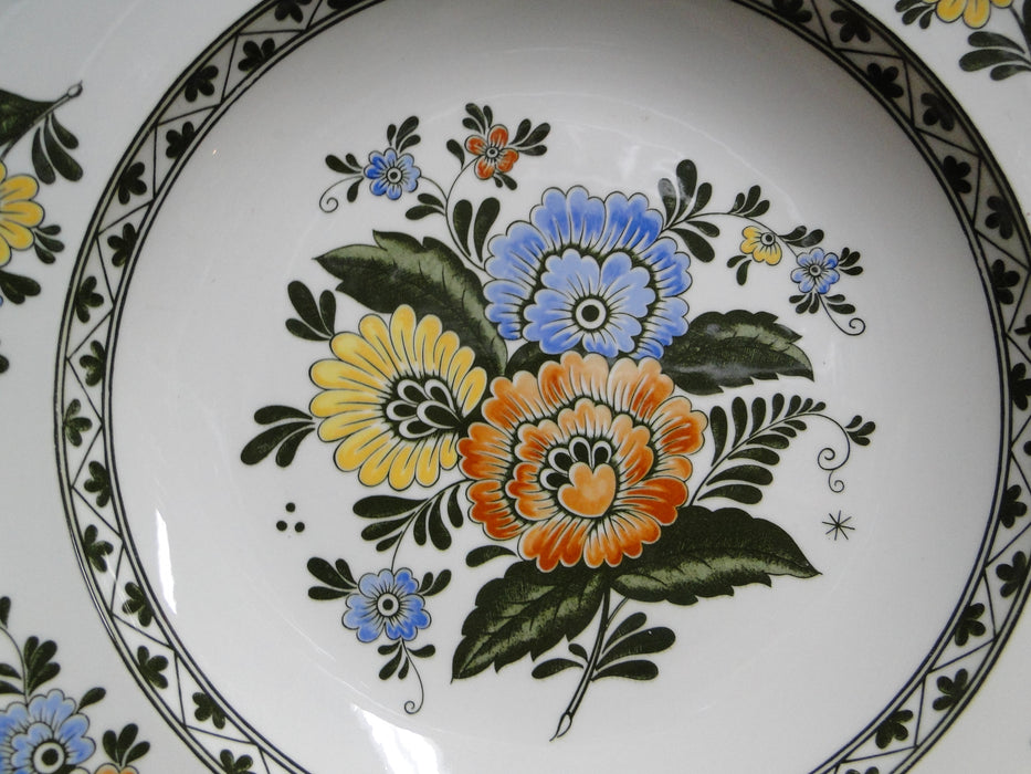 Villeroy & Boch Alt Amsterdam, Florals: Deep Round Platter / Bowl, 12 1/8"
