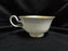 Wedgwood Ascot: White, Gold Encrusted: Cup & Saucer Set (s), 2 1/4" Tall