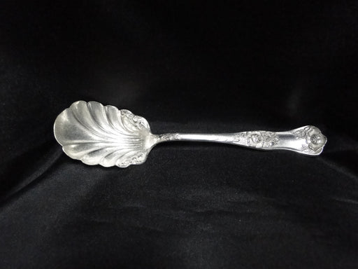 International Silver Rosalie Silverplate Flatware: Sugar Shell Spoon, 6"