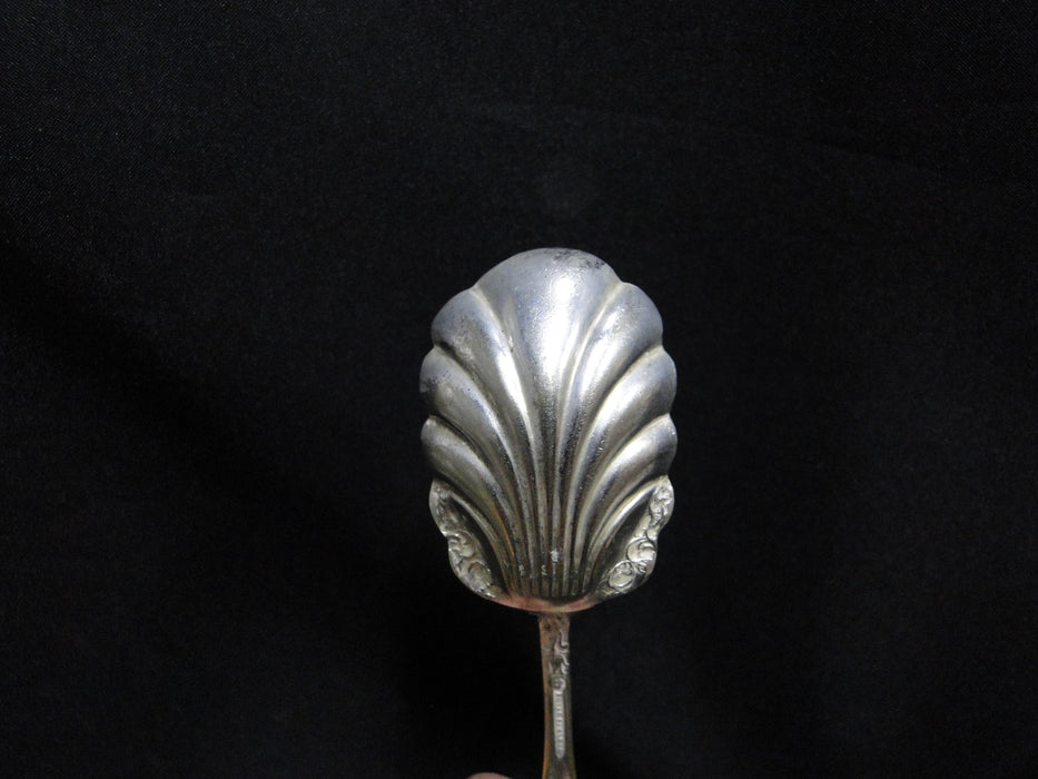 International Silver Rosalie Silverplate Flatware: Sugar Shell Spoon, 6"