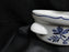 Blue Danube, Blue Onion: Oval Casserole & Lid, 9 1/2" x 7" x 4 3/4", 1.5 Quart